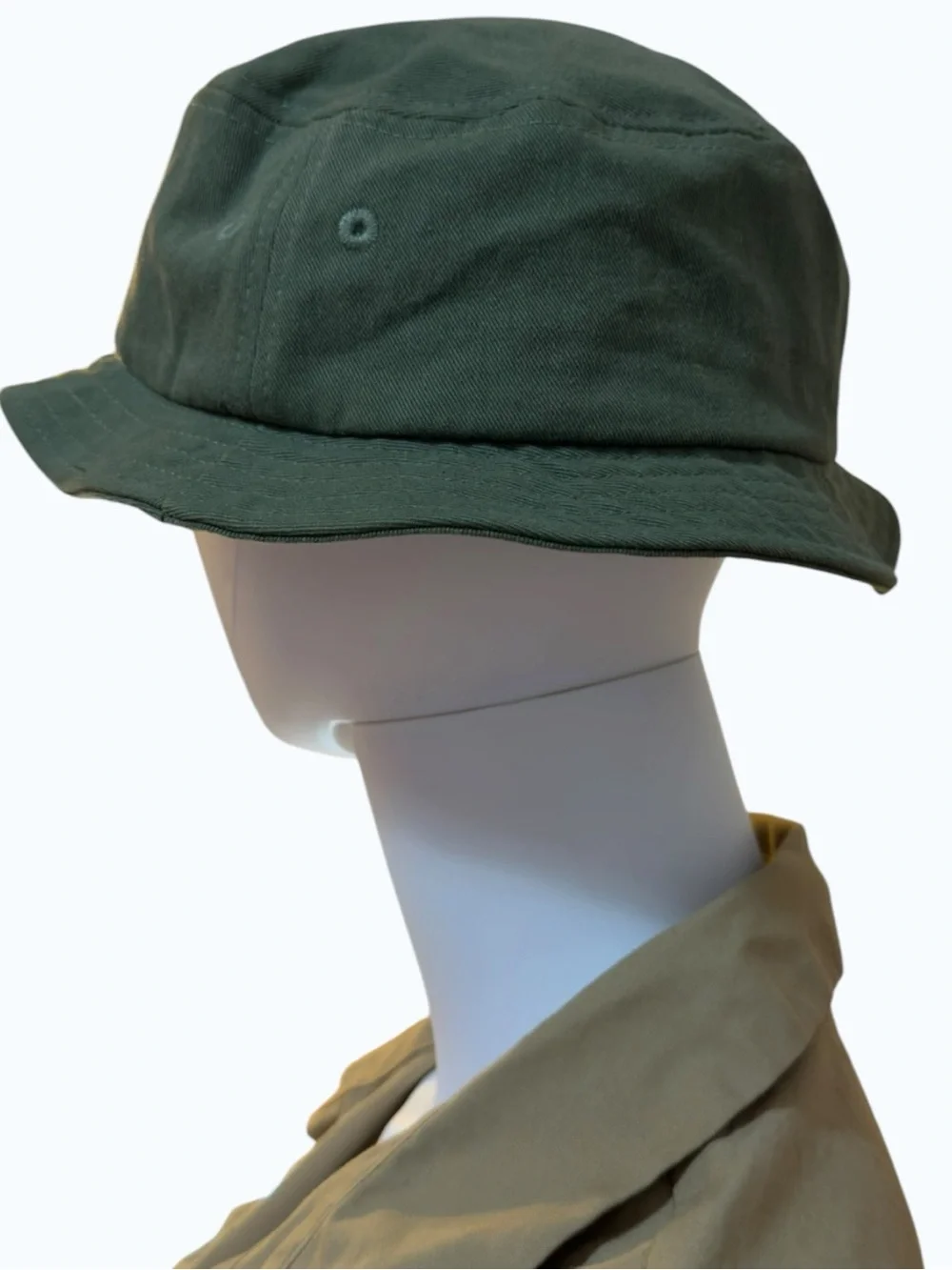 M/SF/T Mad Minds Bucket Hat Olive Green Cotton One Size